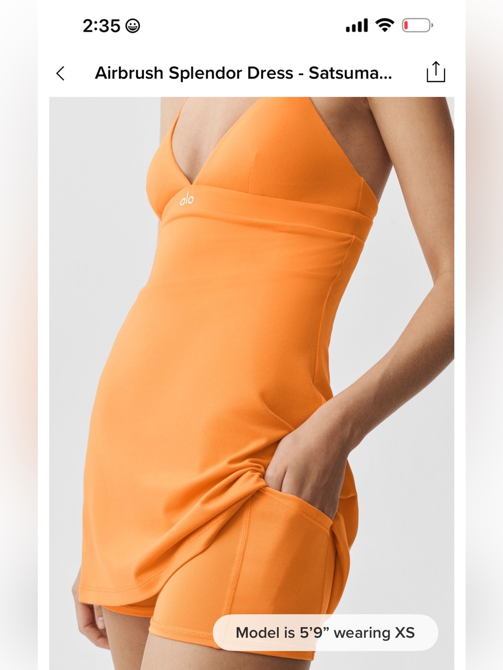 ALO Yoga splendor dress